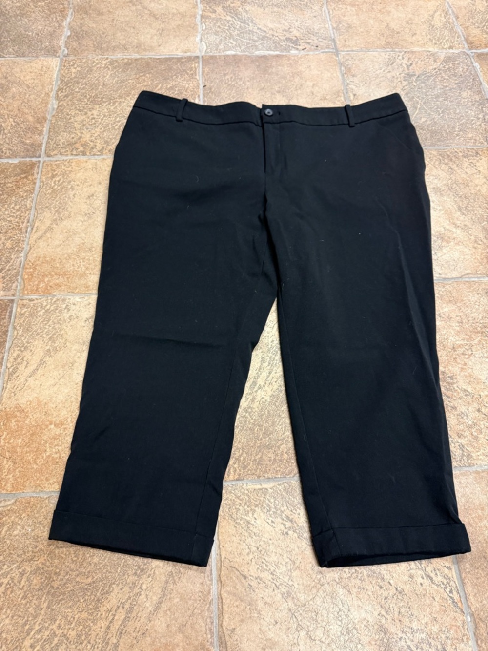 Ava & Viv Black Cropped Ankle Pants